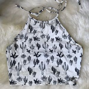Forever 21 Cactus Halter Top
